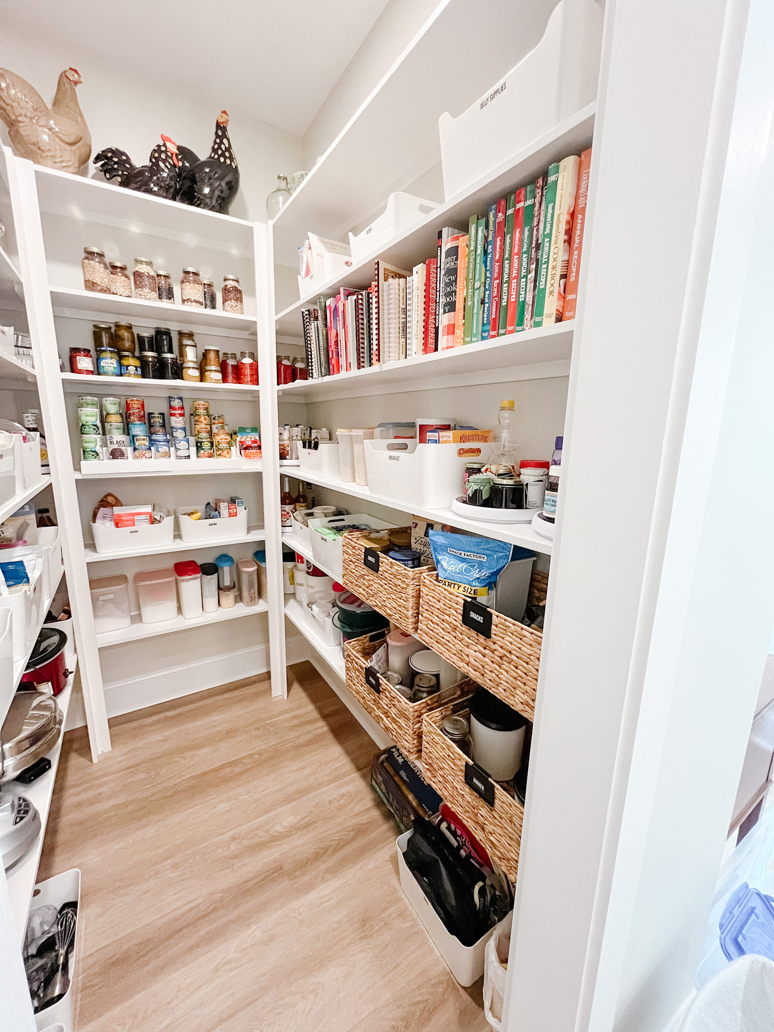 Bright pantry organized by Tupelo Tidy