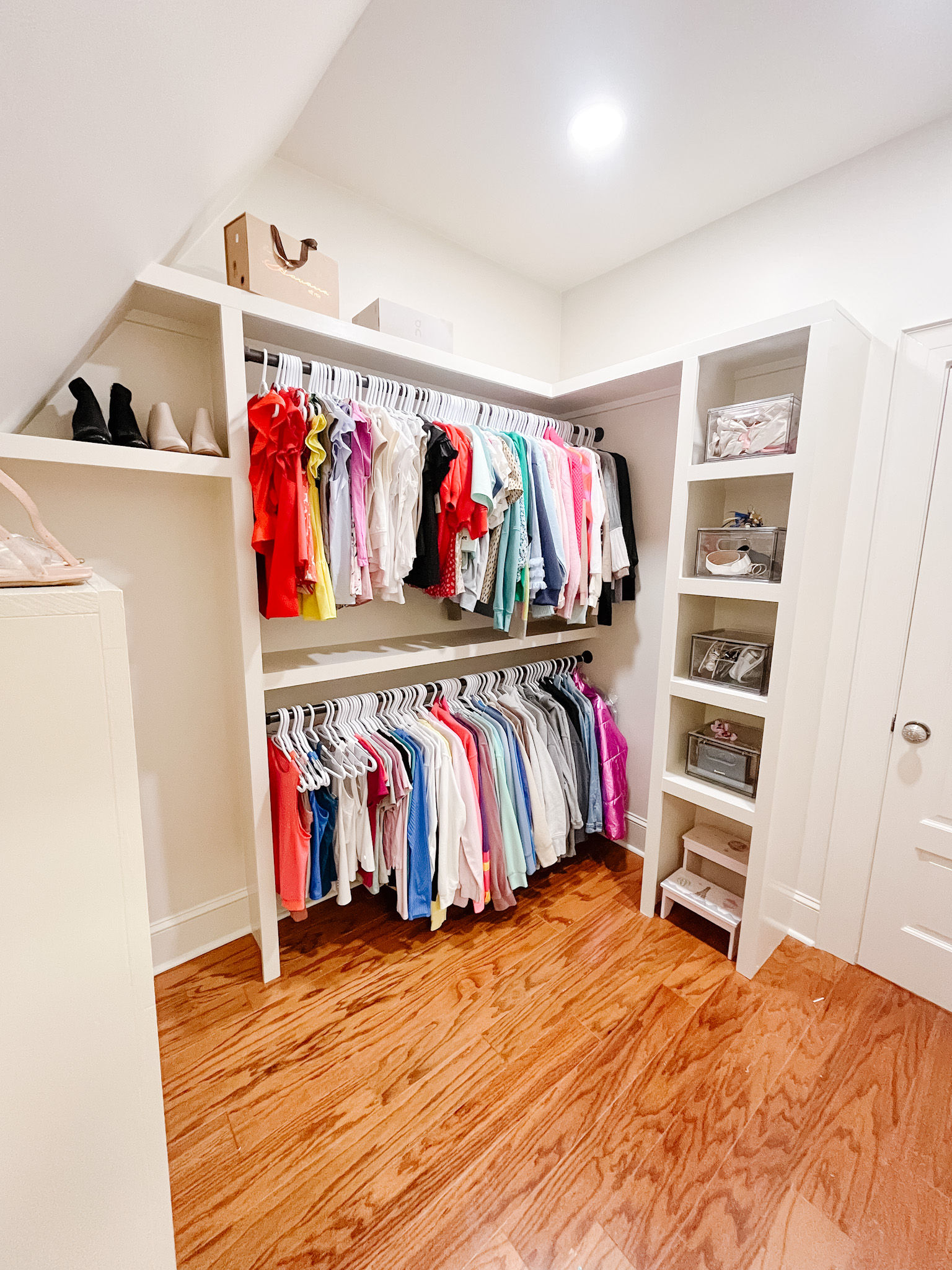 A hard-working closet designed for daily routines